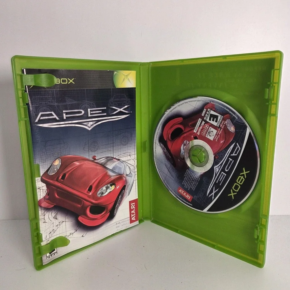 Apex Microsoft Xbox Video Game CIB Racing Atari E NTSC-U/C 2003 Manual
